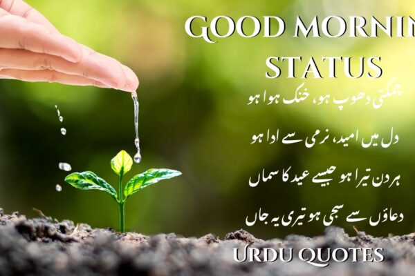 Good morning status | Urdu Quotes
